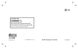 Manuale LG BL20 Telefono cellulare