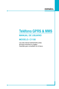 Manual de uso LG C1100 Teléfono móvil