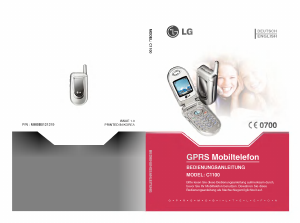 Bedienungsanleitung LG C1100 Handy