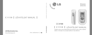 Bruksanvisning LG C1150 Mobiltelefon