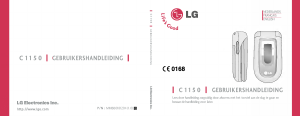 Mode d’emploi LG C1150 Téléphone portable