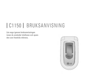 Käyttöohje LG C1150 Matkapuhelin