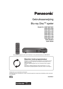 Bruksanvisning Panasonic DMP-BDT168 Blu-ray spelare