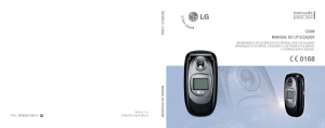 Manual LG C3380 Telefone celular