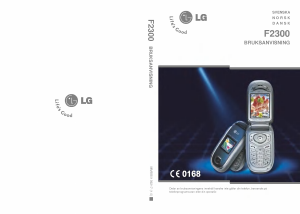 Brugsanvisning LG F2300TNRBK Mobiltelefon