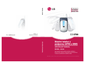 Manuál LG G5400 Mobilní telefon