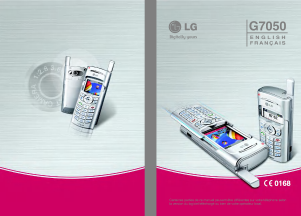 Mode d’emploi LG G7050 Téléphone portable