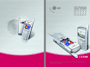 Brugsanvisning LG G7050 Mobiltelefon