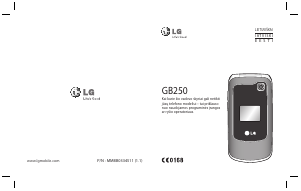 Vadovas LG GB250 Mobilusis telefonas