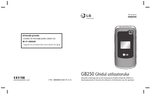 Manual LG GB250 Telefon mobil