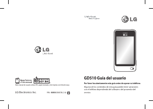 Manual de uso LG GD510 Teléfono móvil