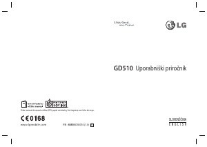 Priročnik LG GD510 Mobilni telefon