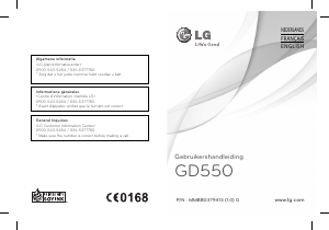 Mode d’emploi LG GD550 Téléphone portable