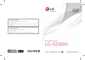 Manual de uso LG GD880 Teléfono móvil