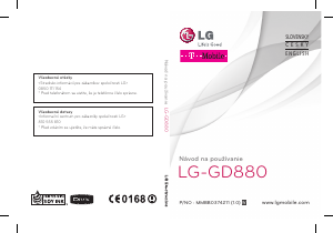 Manuál LG GD880 Mobilní telefon