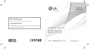 Manual LG GS155 Telefone celular