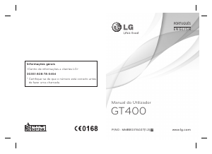 Manual LG GT400 Telefone celular