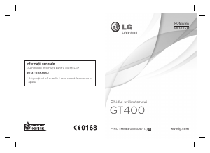 Manual LG GT400 Telefon mobil