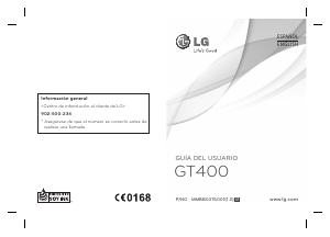 Manual de uso LG GT400 Teléfono móvil