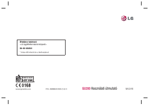 Használati útmutató LG GU280 Mobiltelefon