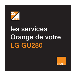 Mode d’emploi LG GU280 Téléphone portable