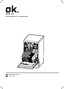 Handleiding OK ODW 230 Vaatwasser