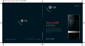 Mode d’emploi LG KE800 Téléphone portable