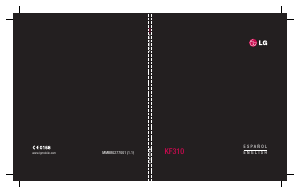 Manual de uso LG KF310 Teléfono móvil