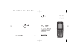 Manual LG KG130 Mobile Phone