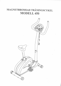 Bruksanvisning Monark Homeline 450 Motionscykel