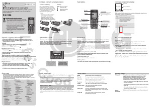 Návod LG KG130 Mobilný telefón