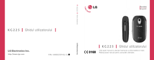 Manual LG KG225 Telefon mobil