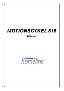 Bruksanvisning Monark Homeline 515 Motionscykel
