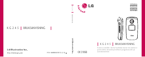 Brugsanvisning LG KG245 Mobiltelefon