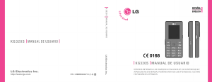 Manual de uso LG KG320S Teléfono móvil