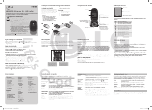 Manual LG KG375 Telefone celular