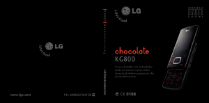 Käyttöohje LG KG800 Matkapuhelin