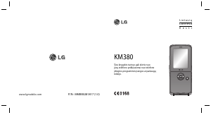 Rokasgrāmata LG KM380 Mobilais tālrunis
