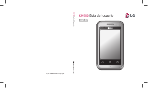 Manual de uso LG KM900 Teléfono móvil