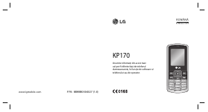 Manual LG KP170 Telefon mobil