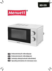 Manual Menuett 801-035 Microwave