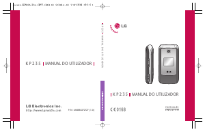 Manual LG KP235 Telefone celular
