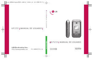 Manual de uso LG KP235 Teléfono móvil