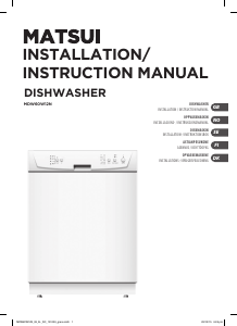 Manual Matsui MDW60W12N Dishwasher