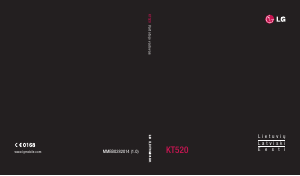 Vadovas LG KT520 Mobilusis telefonas