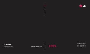 Manual LG KT520 Telefone celular