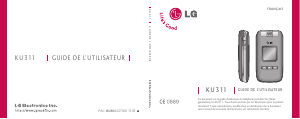Mode d’emploi LG KU311 Téléphone portable
