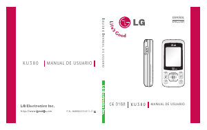 Manual de uso LG KU380 Teléfono móvil