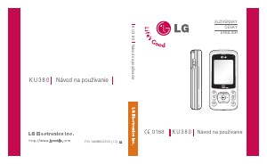 Návod LG KU380 Mobilný telefón