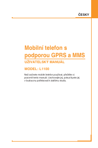 Manuál LG L1100 Mobilní telefon